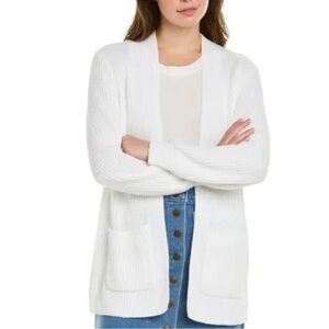 Madewell Nolan Ribbed Open Front Cardigan Sweater XS
